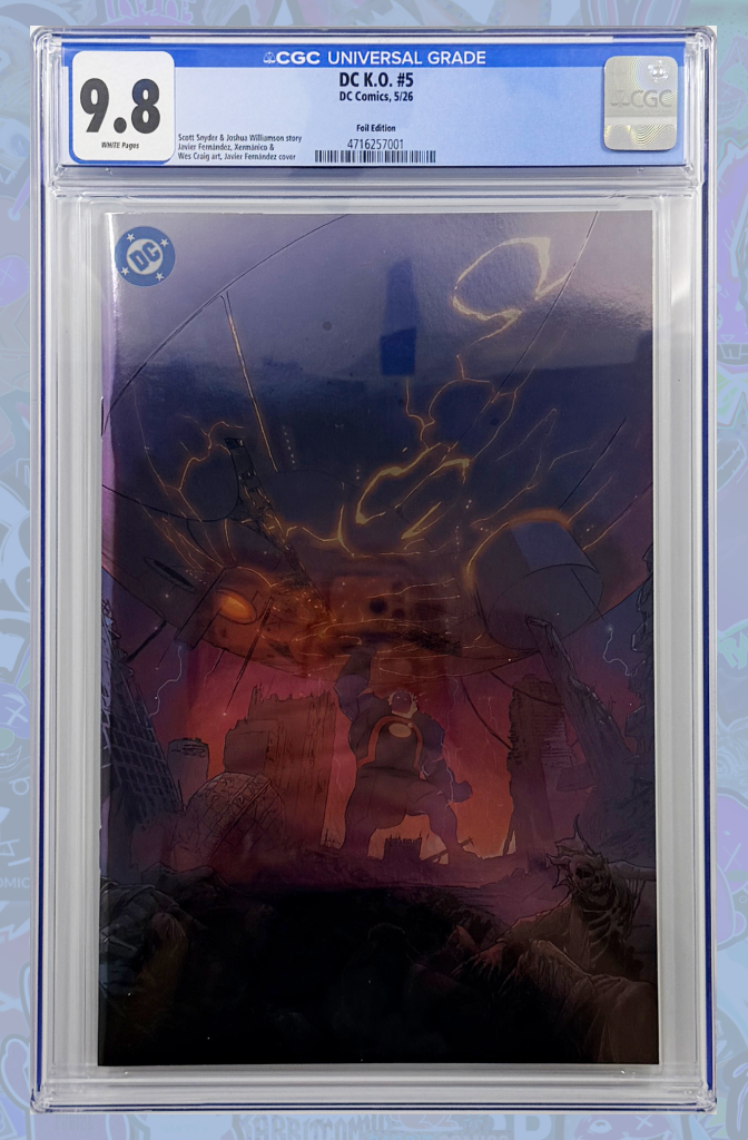 DC K.O. #5 (Of 5) Cover I Javier Fernandez Foil Variant | CGC 9.8