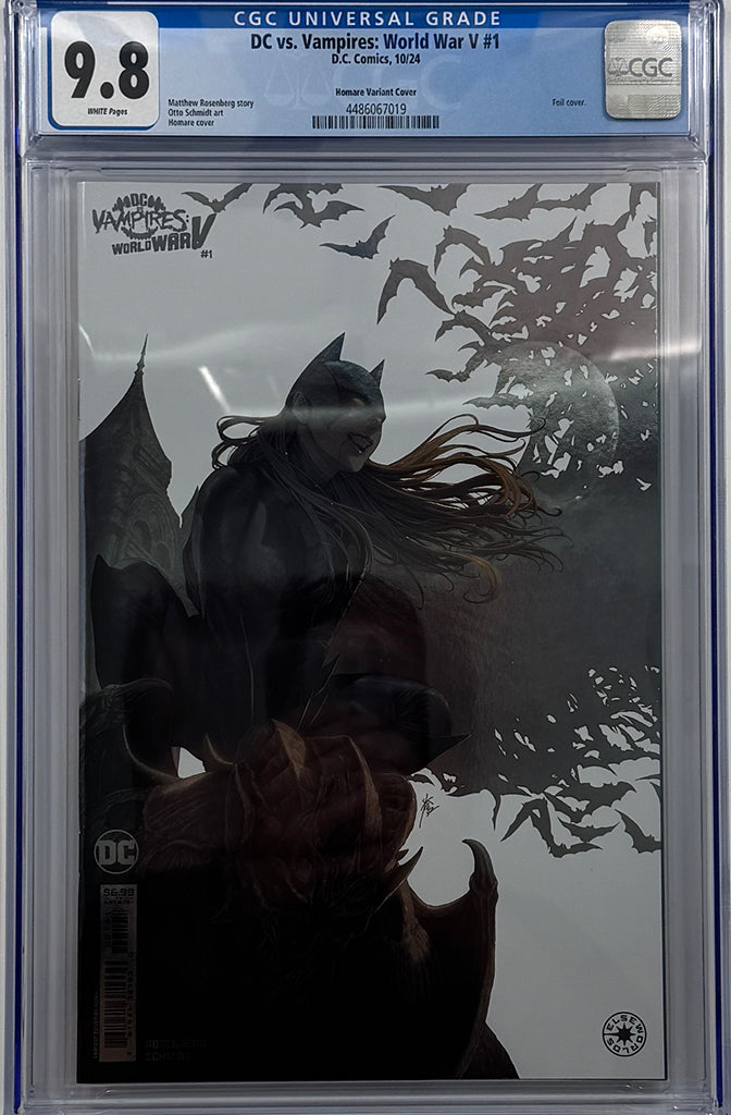 DC VS VAMPIRES WORLD WAR V #1 (OF 12) | CVR D HOMARE FOIL VARIANT | CGC 9.8
