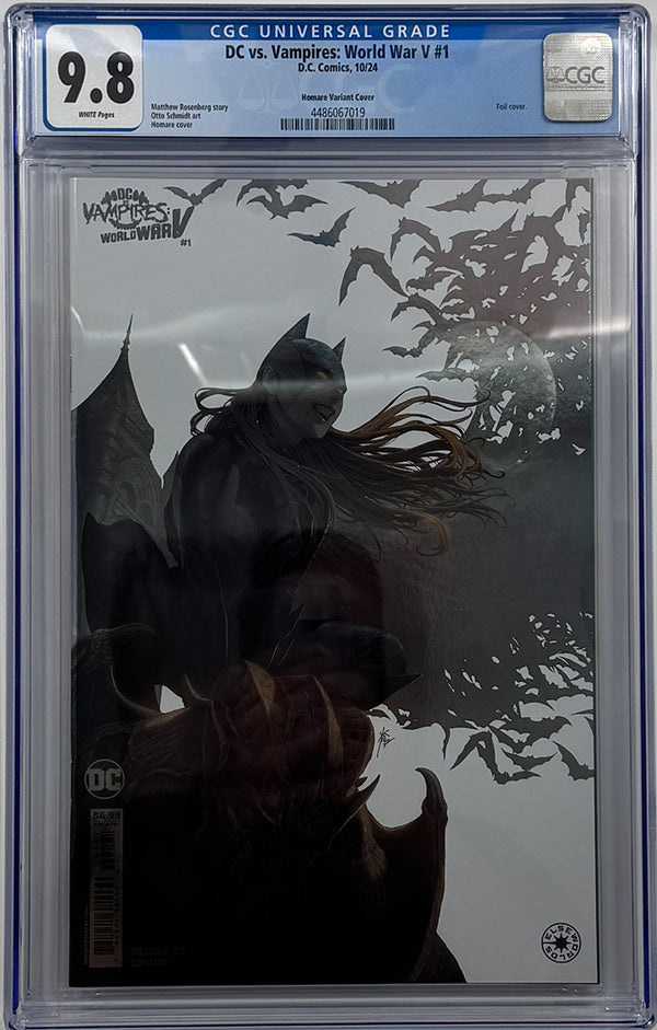 DC VS VAMPIRES WORLD WAR V #1 (OF 12) | CVR D HOMARE FOIL VARIANT | CGC 9.8