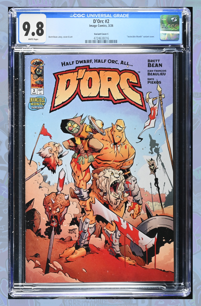 DORC #2 | CVR C BRETT BEAN INVINCIBLE TEAM UP VAR | CGC 9.8