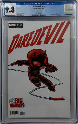 DAREDEVIL #10 | SKOTTIE YOUNG'S BIG MARVEL VARIANT | CGC 9.8