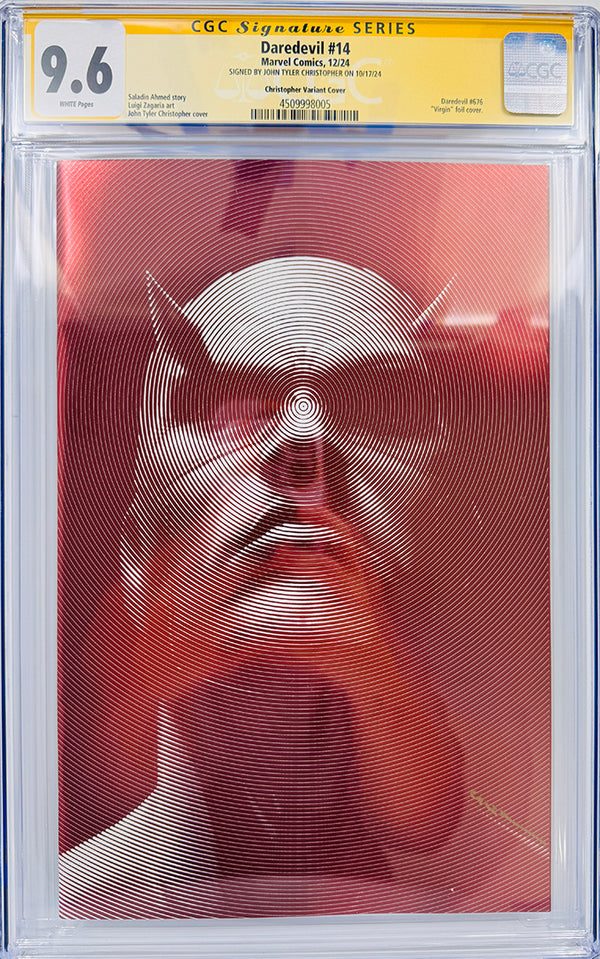 Daredevil #14 | JTC NYCC 24 FOIL VARIANT | CGC SS 9.6