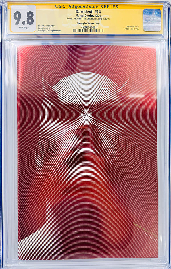 Daredevil #14 | JTC NYCC 24 FOIL VARIANT | CGC SS 9.8