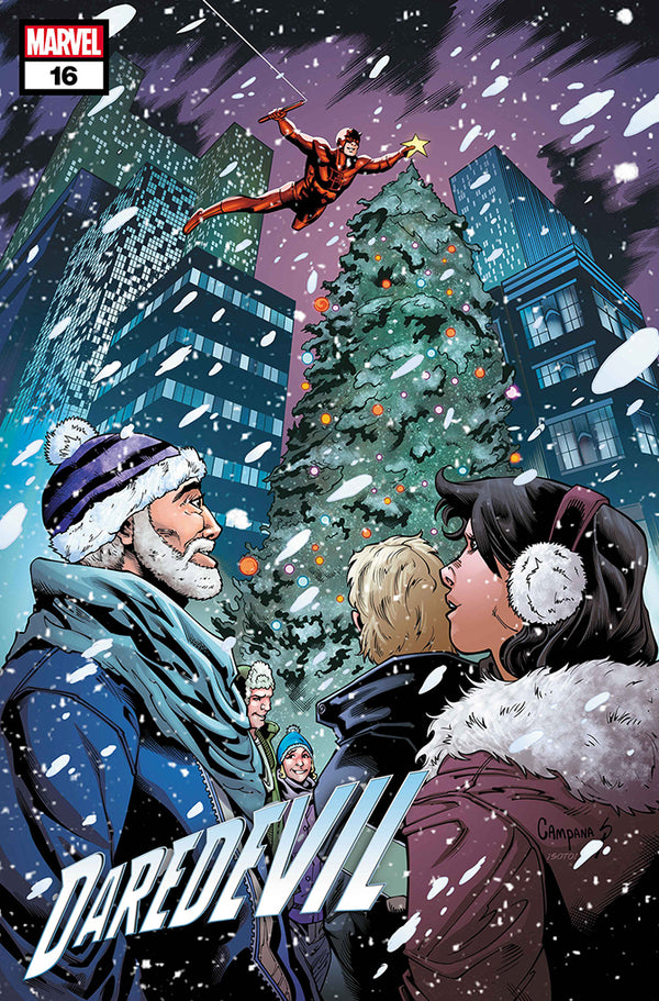 DAREDEVIL #16 | CHRIS CAMPANA WINTER HOLIDAY VARIANT | PREORDER