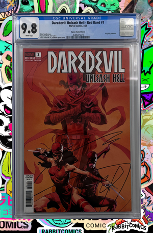 DAREDEVIL: UNLEASH HELL - RED BAND #1 | JEROME OPENA VARIANT | CGC 9.8