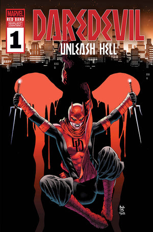 DAREDEVIL: UNLEASH HELL - RED BAND #1 | MAIN COVER [POLYBAGGED]