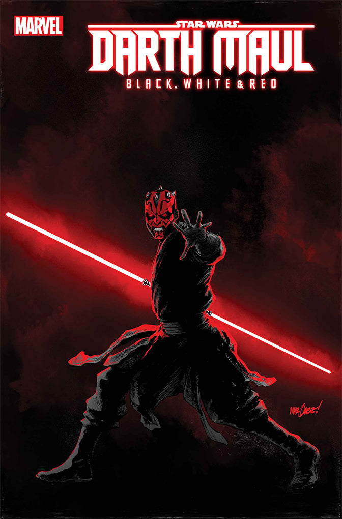 STAR WARS: DARTH MAUL - BLACK, WHITE & RED #2 | 1:25 RATIO VARIANT