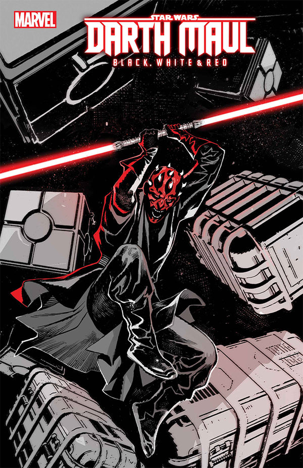 STAR WARS: DARTH MAUL - BLACK, WHITE & RED #3 | MAIN COVER