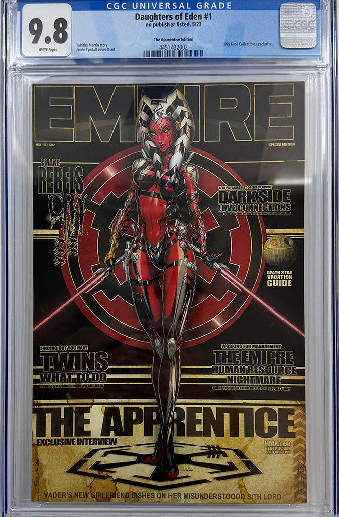DAUGHTERS OF EDEN #1 | JAMIE TYNDALL DALLAS FANEXPO SITH AHSOKA RETRO COSPLAY EDITION | CGC 9.8