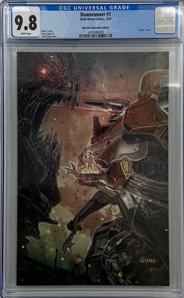 DAWNRUNNER #1 | JOHN GIANG C2E2 EXCLUSIVE VIRGIN VARIANT LTD TO 500 | CGC 9.8