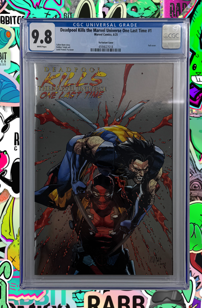Deadpool Kills The Marvel Universe One Last Time #1 | Leinil Yu Foil Variant | CGC 9.8