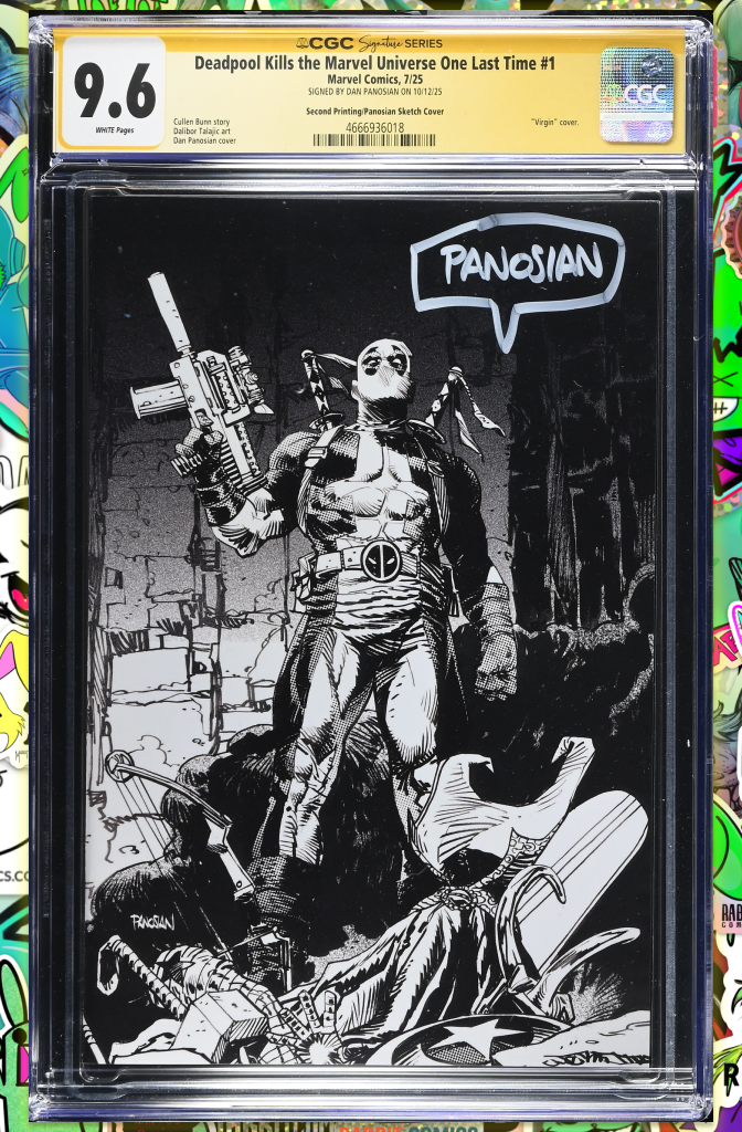 Deadpool Kills The Marvel Universe One Last Time #1 | Dan Panosian 1:25 Ratio 2nd Print | CGC SS 9.6
