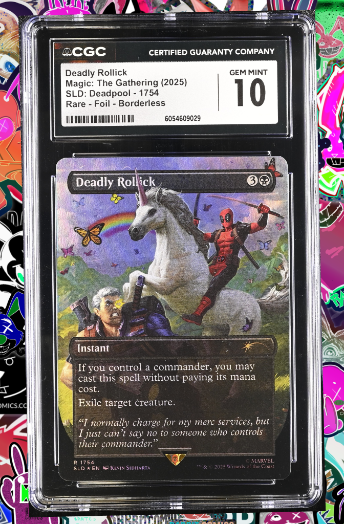 MTG - Secret Lair - Deadpool | Deadly Rollick Foil 1754 | CGC 10