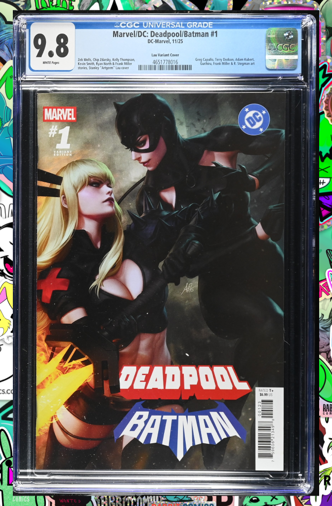 Marvel/DC: Deadpool/Batman #1 Artgerm Variant | CGC 9.8