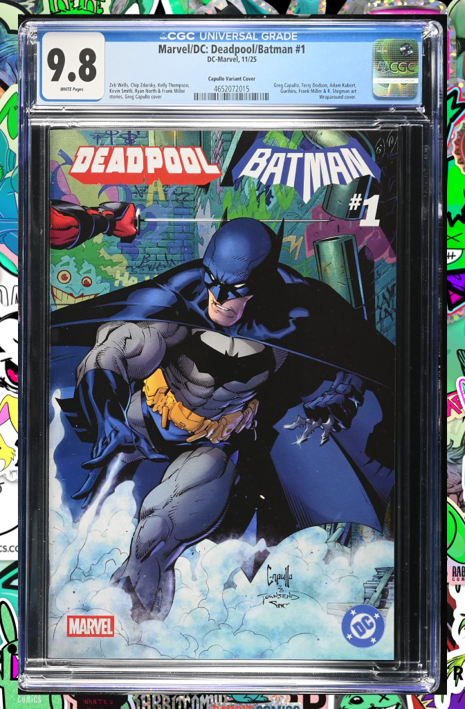 Marvel/DC: Deadpool/Batman #1 Greg Capullo Wraparound Variant | CGC 9.8