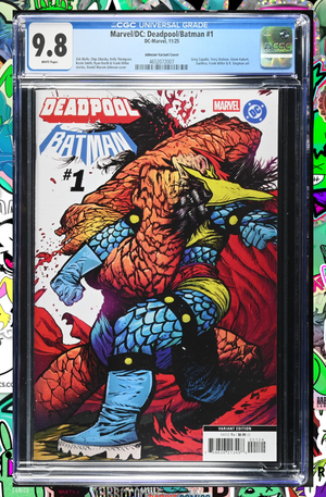 Marvel/DC: Deadpool/Batman #1 Daniel Warren Johnson Variant | CGC 9.8