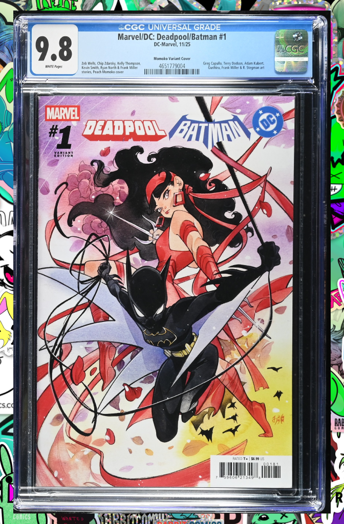 Marvel/DC: Deadpool/Batman #1 Peach Momoko Variant | CGC 9.8