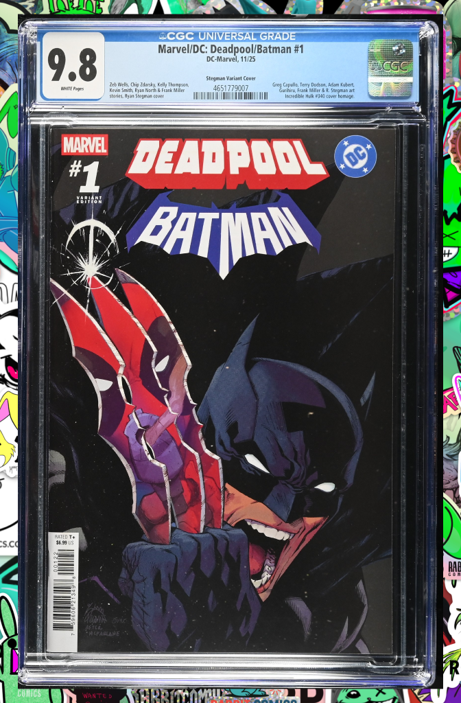 Marvel/DC: Deadpool/Batman #1 Ryan Stegman Homage Variant | CGC 9.8