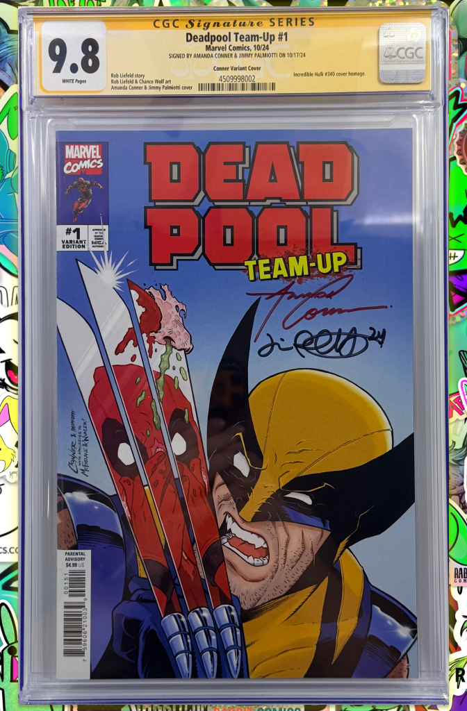 Deadpool Team-Up #1 | Conner Variant Cover | 2x Signed | CGC SS 9.8