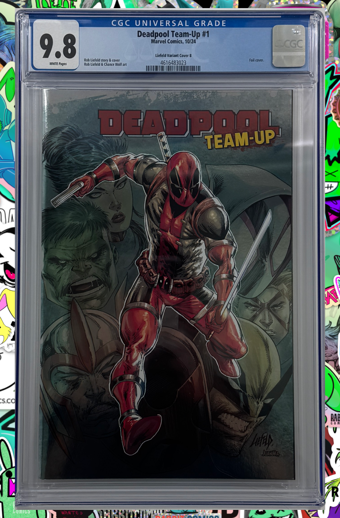 DEADPOOL TEAM-UP #1 | ROB LIEFELD FOIL VARIANT | CGC 9.8