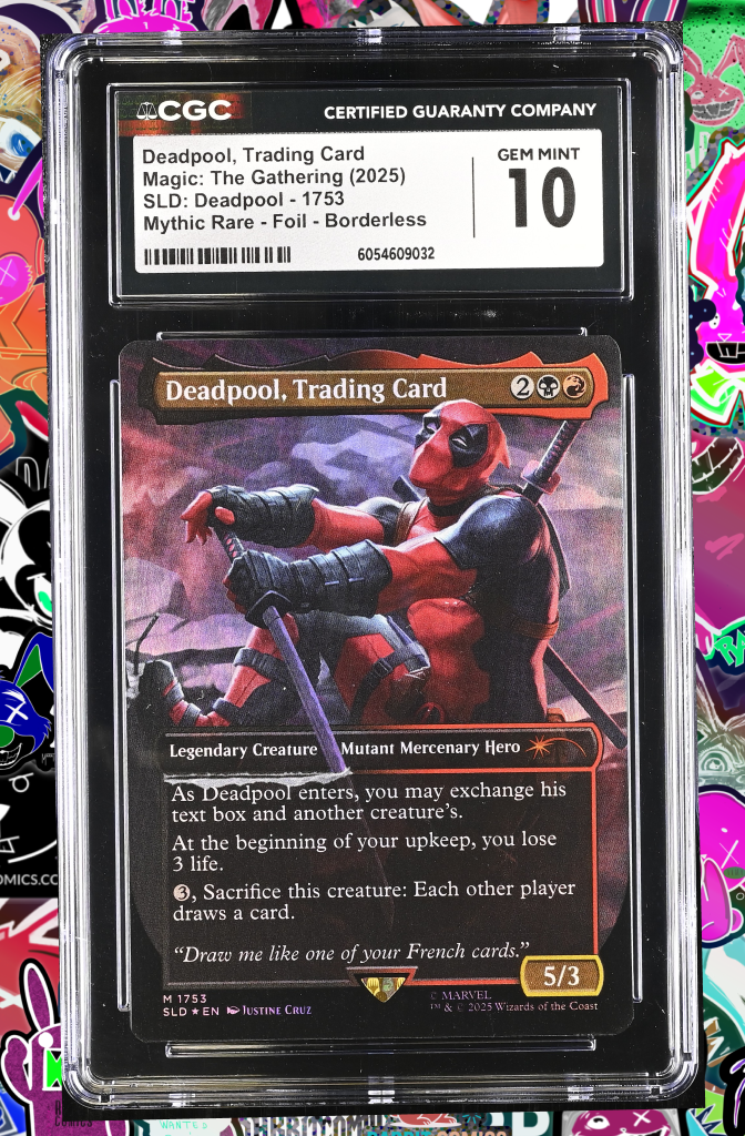 MTG - Secret Lair - Deadpool | Deadpool, Trading Card Foil 1753 | CGC 10