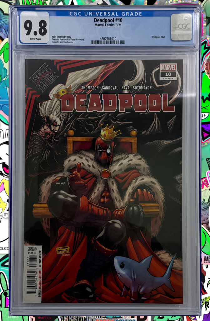 DEADPOOL #10 |  King In Black 1st Appearance Venomized Jeff the Shark! | CGC 9.8
