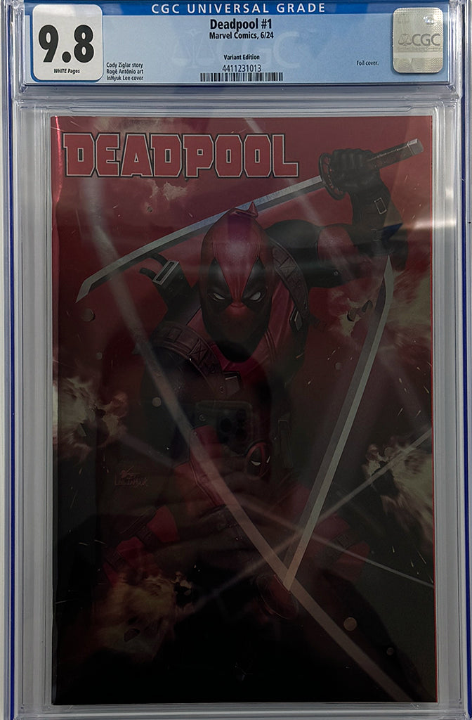 DEADPOOL #1 | INHYUK LEE FOIL VARIANT | CGC 9.8