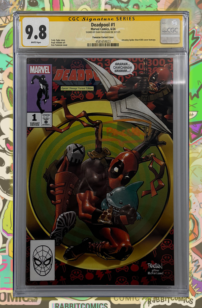 Deadpool #1 | Panosian Variant Cover | Signed by Dan Panosian | CGC SS 9.8