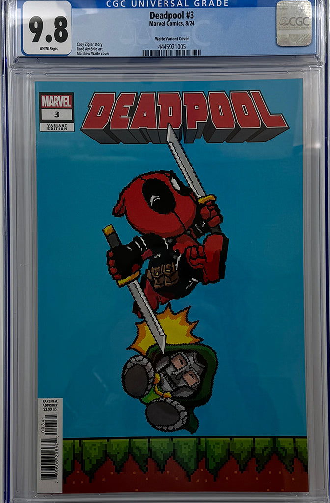 DEADPOOL #3 | MATTHEW WAITE VARIANT | CGC 9.8