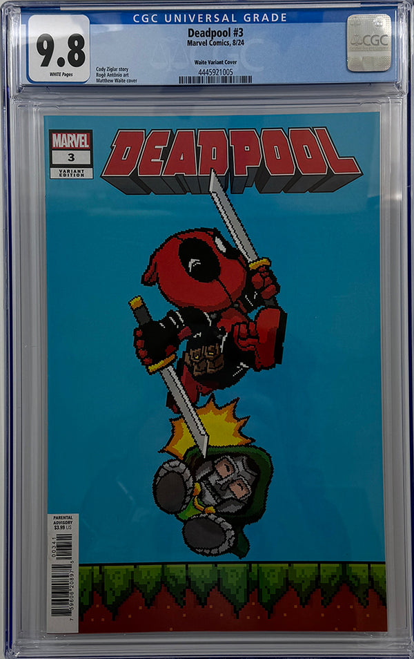 DEADPOOL #3 | MATTHEW WAITE VARIANT | CGC 9.8