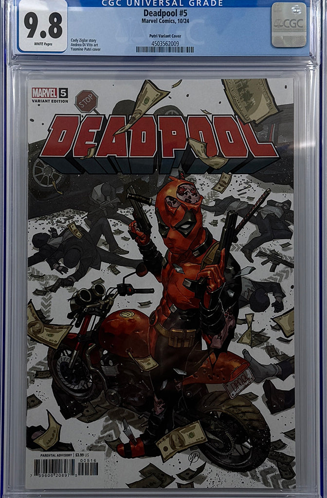 DEADPOOL #5 | YASMINE PUTRI 1:25 RATIO VARIANT | CGC 9.8