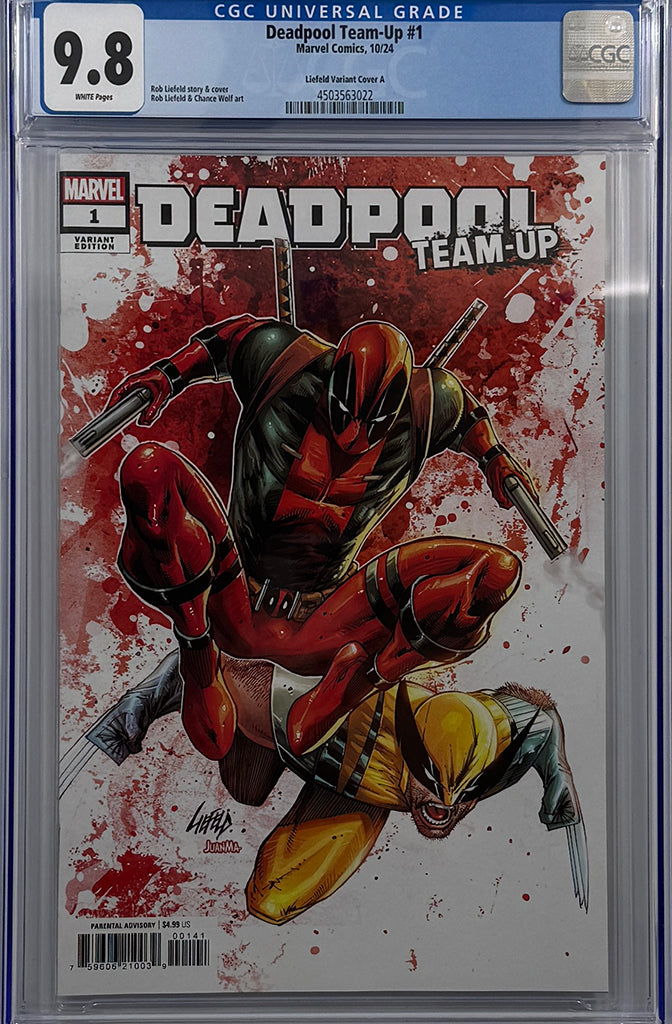 DEADPOOL TEAM-UP #1 | ROB LIEFELD VARIANT | CGC 9.8