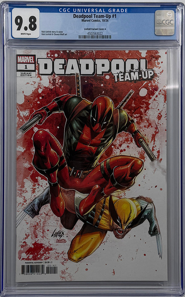 DEADPOOL TEAM-UP #1 | ROB LIEFELD VARIANT | CGC 9.8