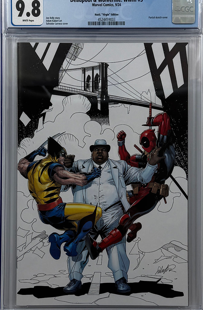 Deadpool & Wolverine WWIII #3 | BIGGIE HUSTL VIRGIN VARIANT | CGC 9.8