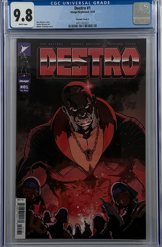 DESTRO #1 (OF 5) | CVR C INC 1:10 NIKOLA CIŽMEŠIJA CONNECTING VARIANT | CGC 9.8