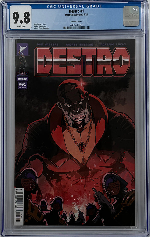 DESTRO #1 (OF 5) | CVR C INC 1:10 NIKOLA CIŽMEŠIJA CONNECTING VARIANT | CGC 9.8