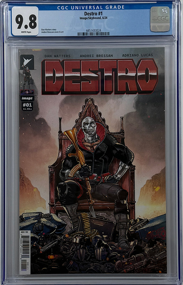 DESTRO #1 (OF 5) | CVR A ANDREI BRESSAN & ADRIANO LUCAS | CGC 9.8