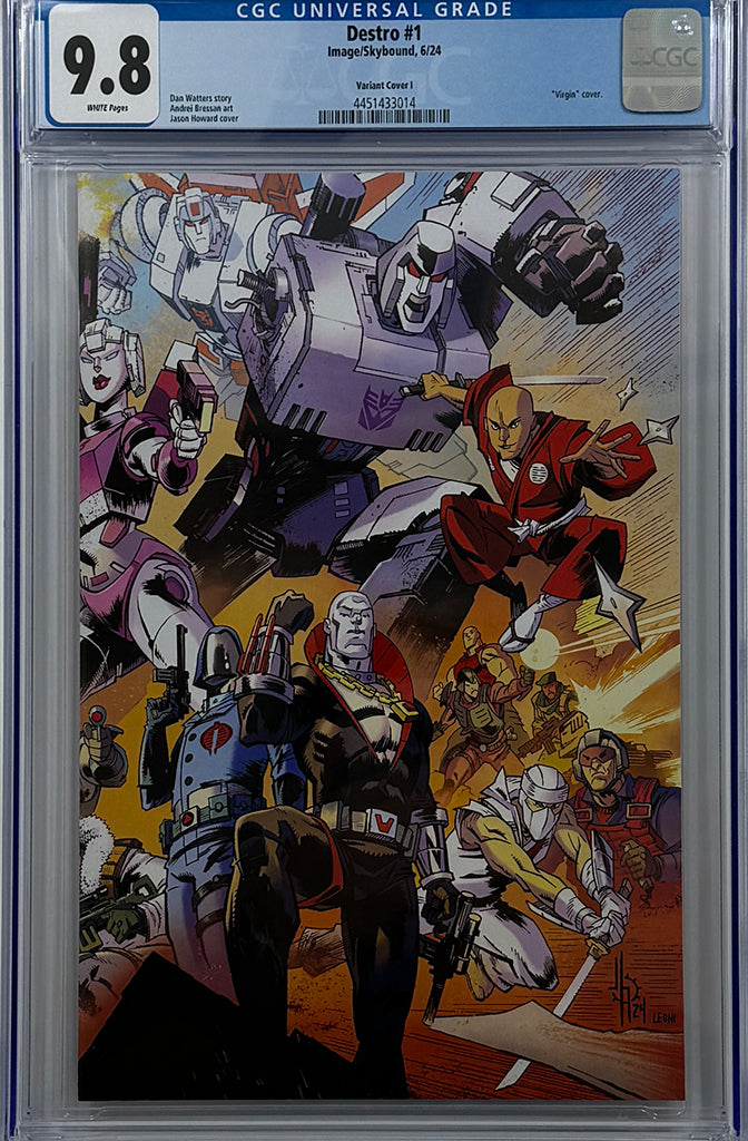 DESTRO #1 (OF 5) | CVR I JASON HOWARD CONNECTING EU ANNIVERSARY VARIANT | CGC 9.8