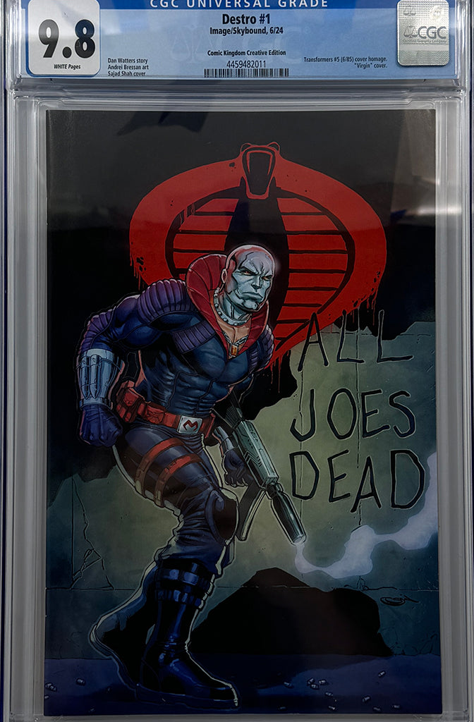 DESTRO #1 | Sajad Shah Exclusive Variant | CGC 9.8