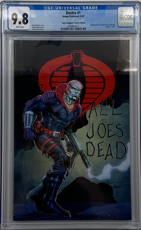 DESTRO #1 | Sajad Shah Exclusive Variant | CGC 9.8