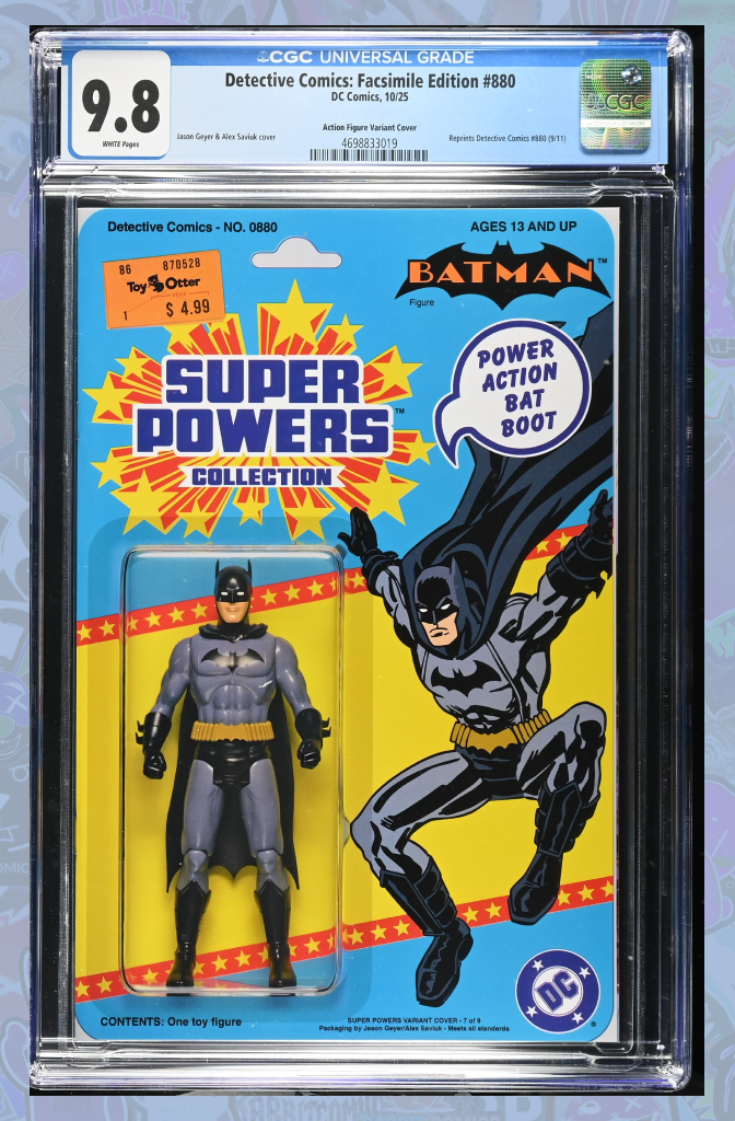 Detective Comics #880 Facsimile Edition Cover B Alex Saviuk Super Powers Variant | CGC 9.8