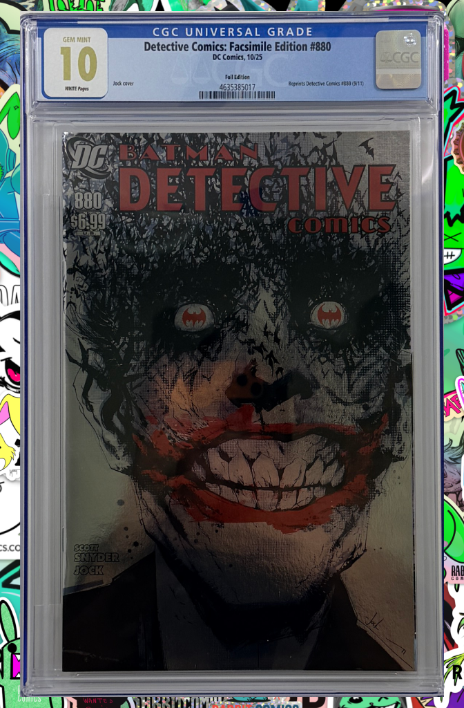Detective Comics #880 Facsimile Edition Cover C Jock Foil Variant | CGC 10