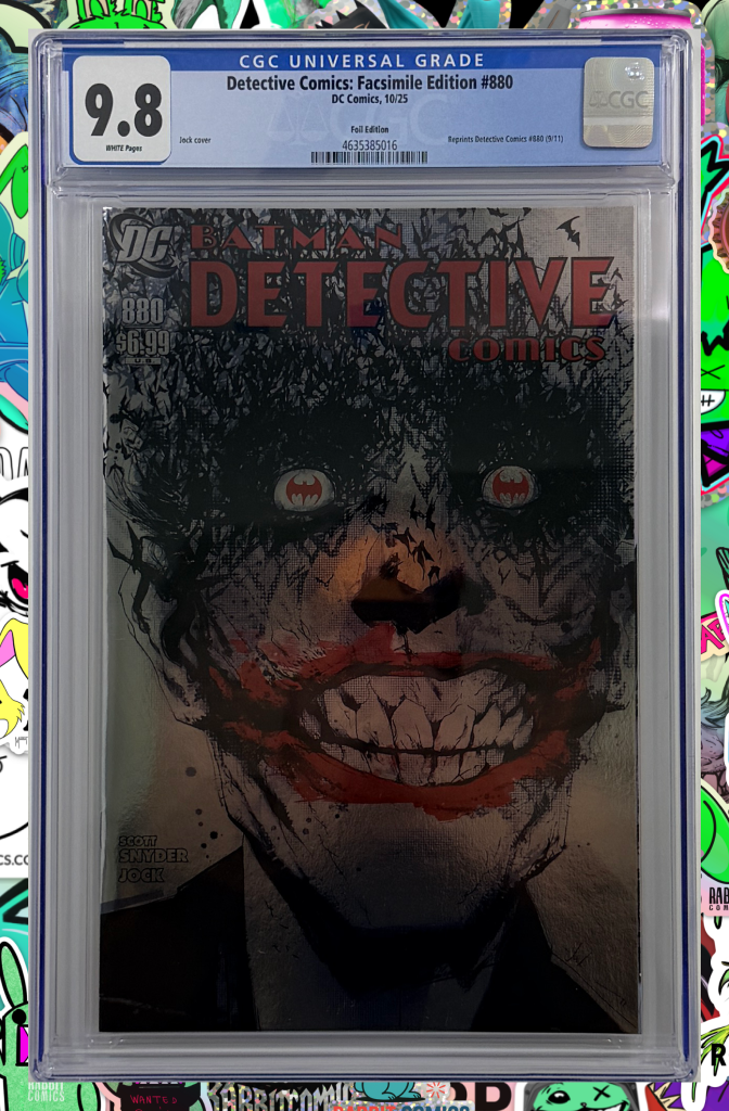 Detective Comics #880 Facsimile Edition Cover C Jock Foil Variant | CGC 9.8