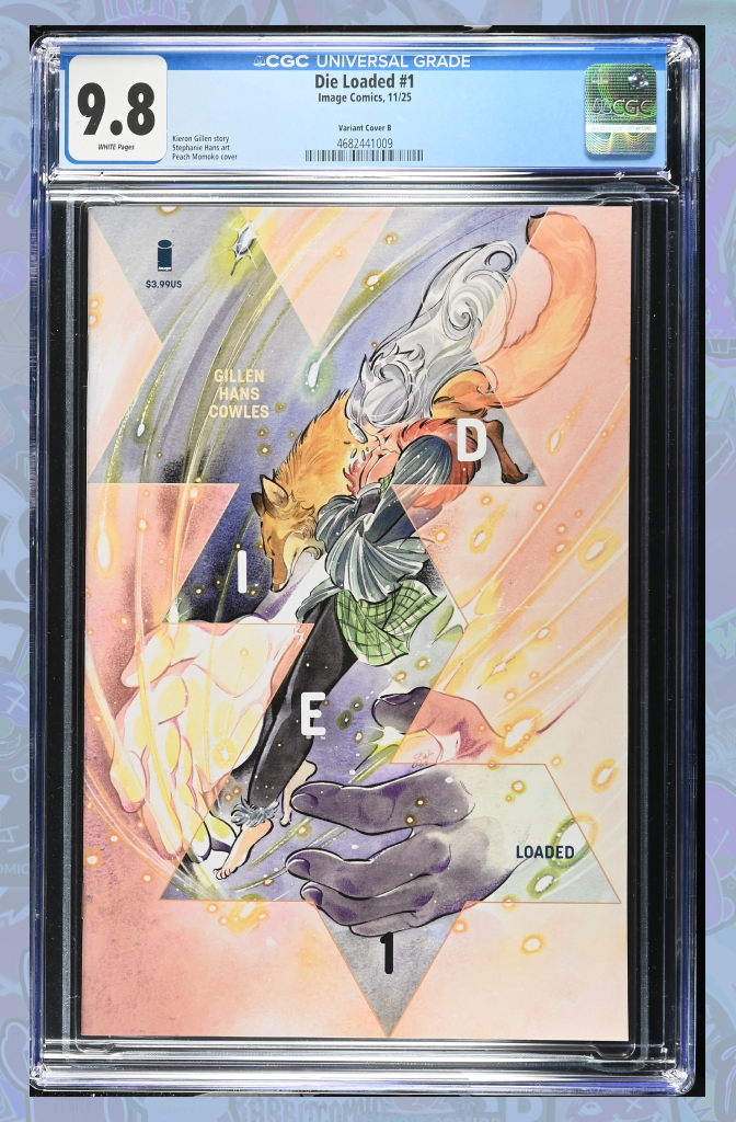 Die Loaded #1 Cover B Peach Momoko Variant (Mature) | CGC 9.8