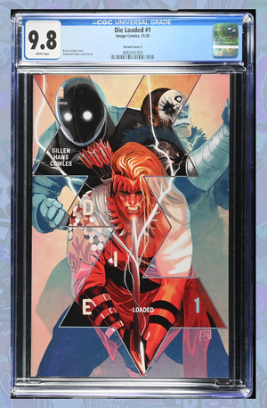 Die Loaded #1 Cover C Stephanie Hans Youngblood Team Up Variant | CGC 9.8