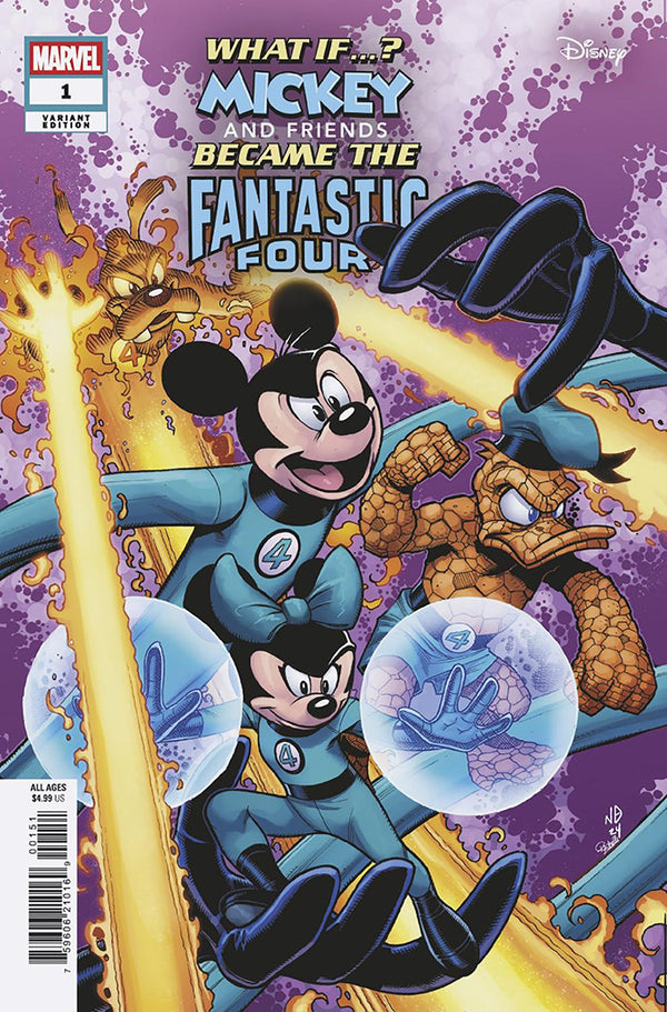 WHAT IF...? MICKEY & FRIENDS BECAME THE FANTASTIC FOUR #1 | NICK BRADSHAW VARIANT | PREORDER