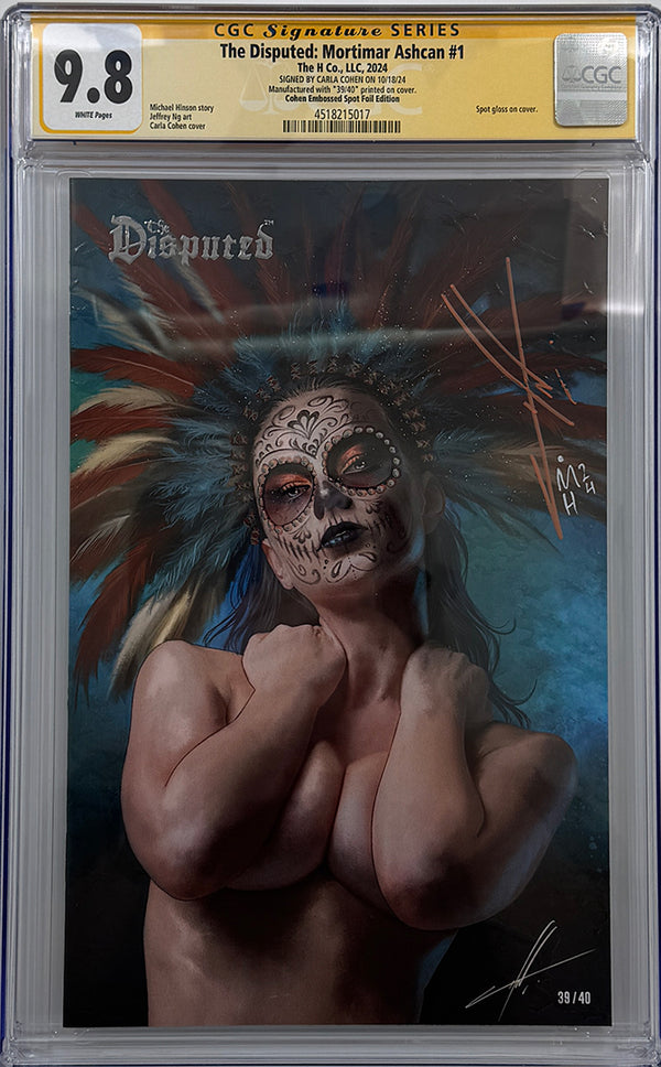 The Disputed: Mortimar Aschan #1 | Cohen Embossed Foil Variant | CGC SS 9.8