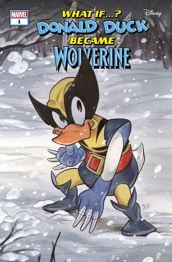 MARVEL & DISNEY: WHAT IF...? DONALD DUCK BECAME WOLVERINE #1 | PEACH MOMOKO VARIANT