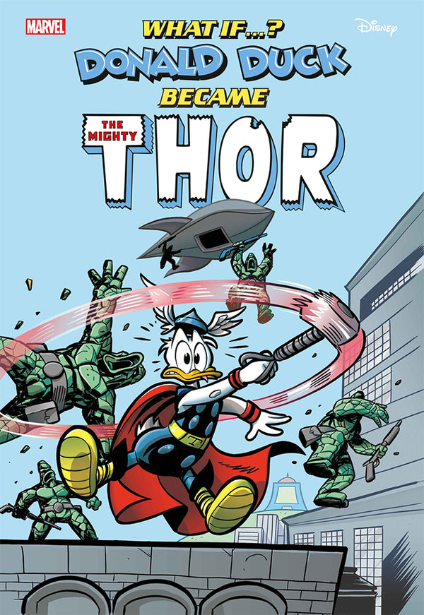 MARVEL & DISNEY: WHAT IF...? DONALD DUCK BECAME THOR #1 | MAIN COVER