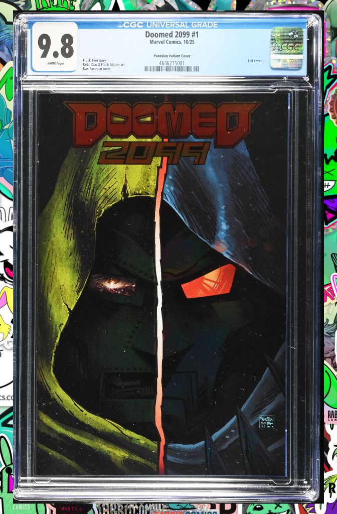 Doomed 2099 #1 Dan Panosian Doomed Mask Foil Variant | CGC 9.8